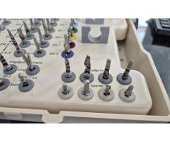 Az kullanılmış, iyi durumda implant frezleri